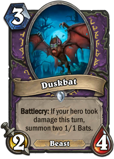 If Your Hero Has Taken Damage This Turn, Gain Lifesteal - Hearthstone (400x543), Png Download