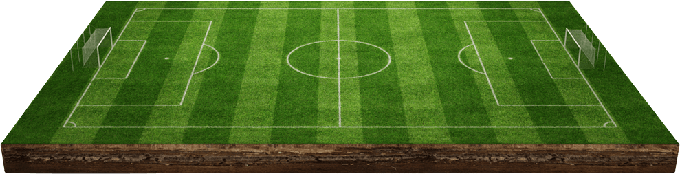 Football Pitch - Portable Network Graphics (989x253), Png Download