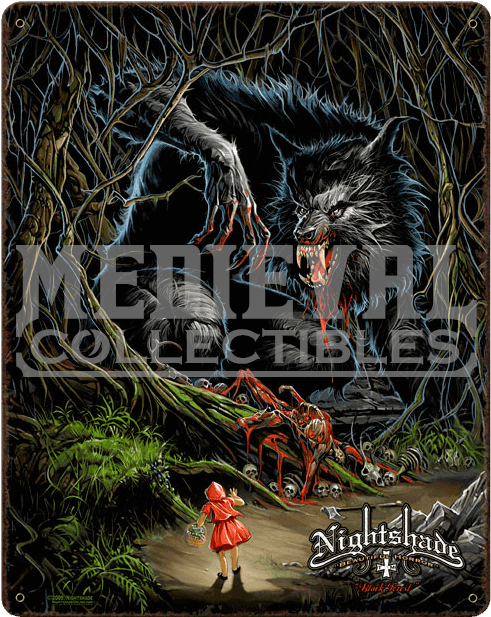 Black Forest Vintage Gothic Sign - Forest (644x644), Png Download