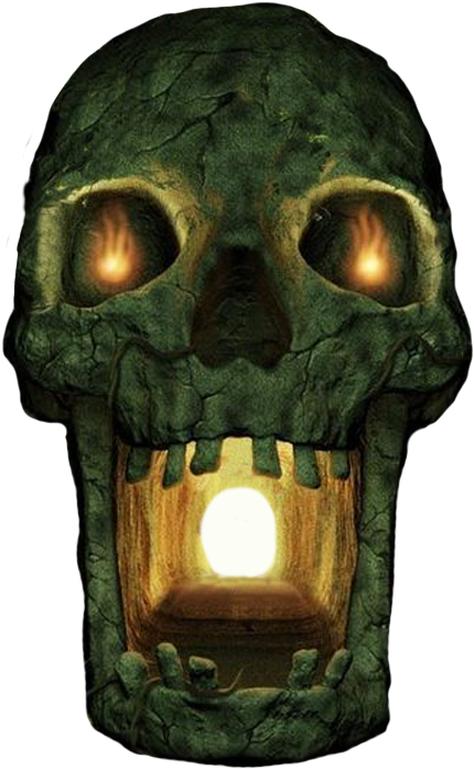 Immerse Yourself In Hawaii's Haunted History - Skull (1300x958), Png Download