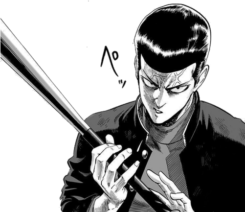 Metal Bat One Punch Man (500x443), Png Download