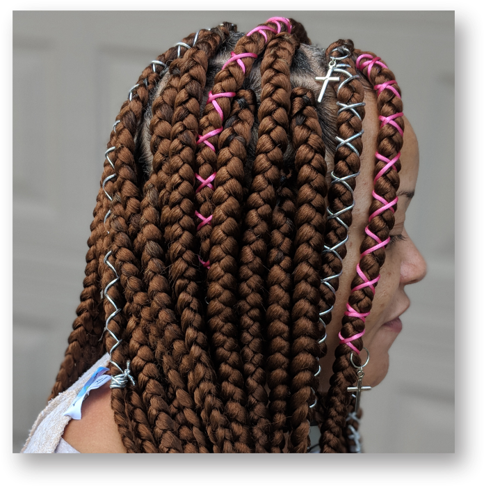 Box Braids - Chain (739x739), Png Download