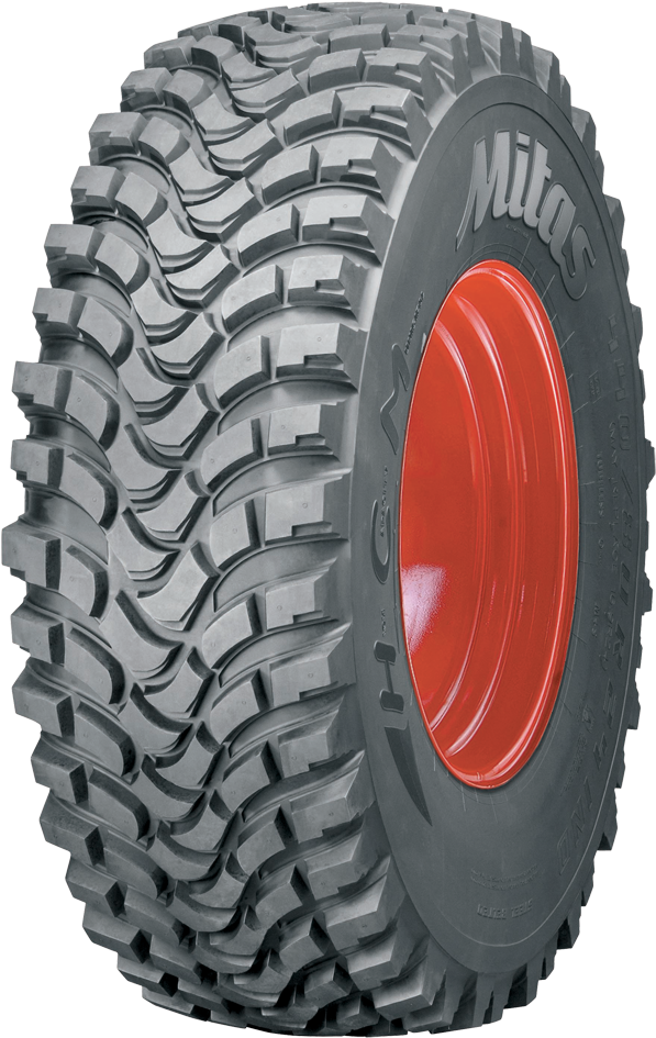 The Hcm Tire Construction With Steel Breakers Ensures - Mitas Hcm (640x1000), Png Download