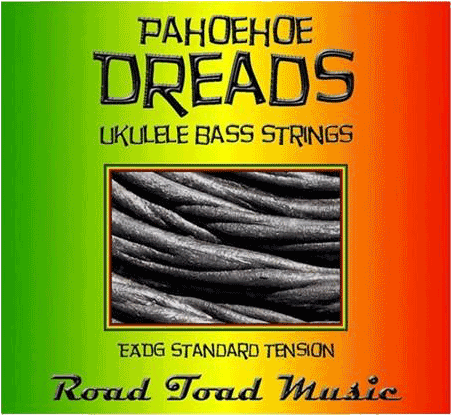 Kala Road Toad Pahoehoe Dreads 4-string Ubass Strings - Road Toad Music Pahoehoe Dreads Ukuele Bass Strings (1000x1000), Png Download