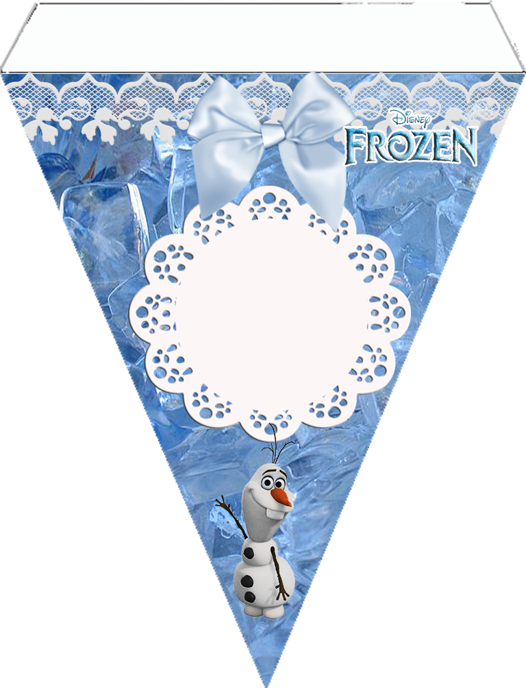 Free Printables - Banderines Frozen Para Imprimir (768x1004), Png Download