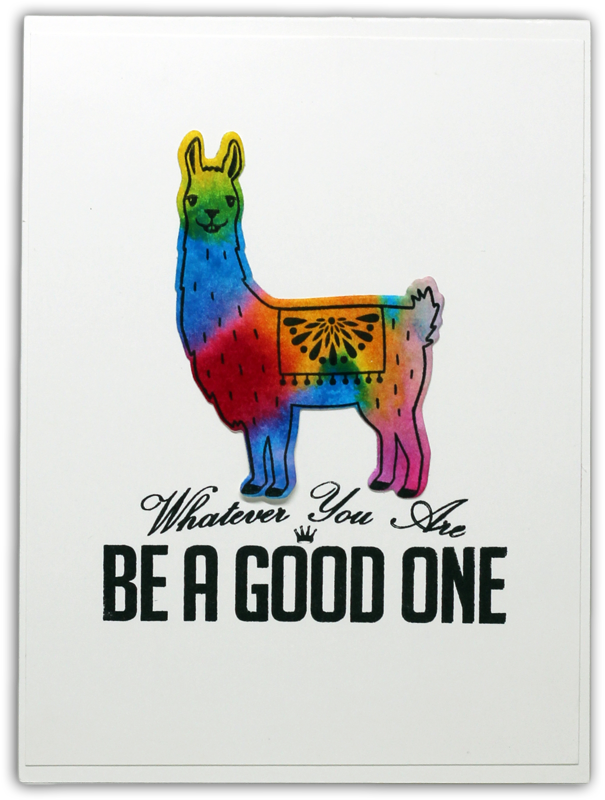 Tie Dyed Llamas By Understand Blue - Llama (650x851), Png Download