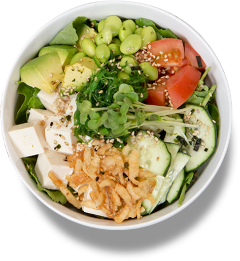 Image Royalty Free Library Goma Tofu Vegan Poki Yo - Diet Food (500x525), Png Download