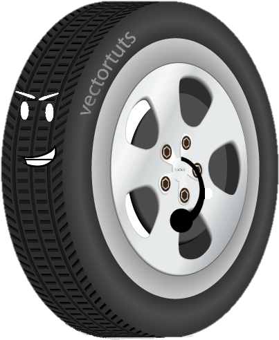 Tire Pose - Tire (517x600), Png Download