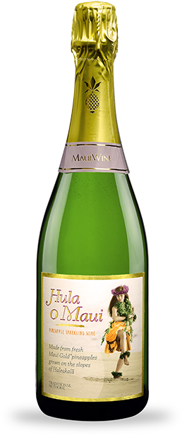 Hula O Maui - Tedeschi Vineyards Hula O Maui Sparkling Wine (320x615), Png Download