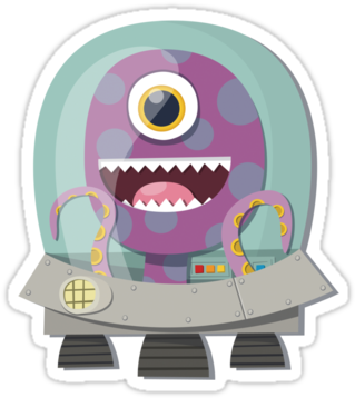 This Week Definitely Hasn't Been A “normal” Week At - Alien Cartoon In Ship Png (375x360), Png Download