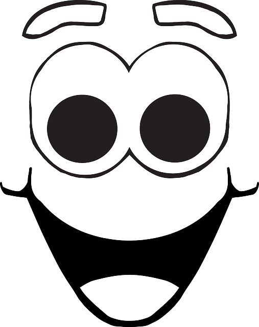 Face, Mouth, Smile, Smiling, Laughing, Eyes - Eyes And Mouth Cartoon (507x640), Png Download
