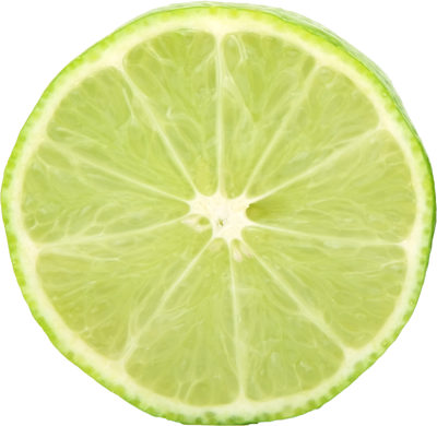 Lime Slice - Lime (400x390), Png Download