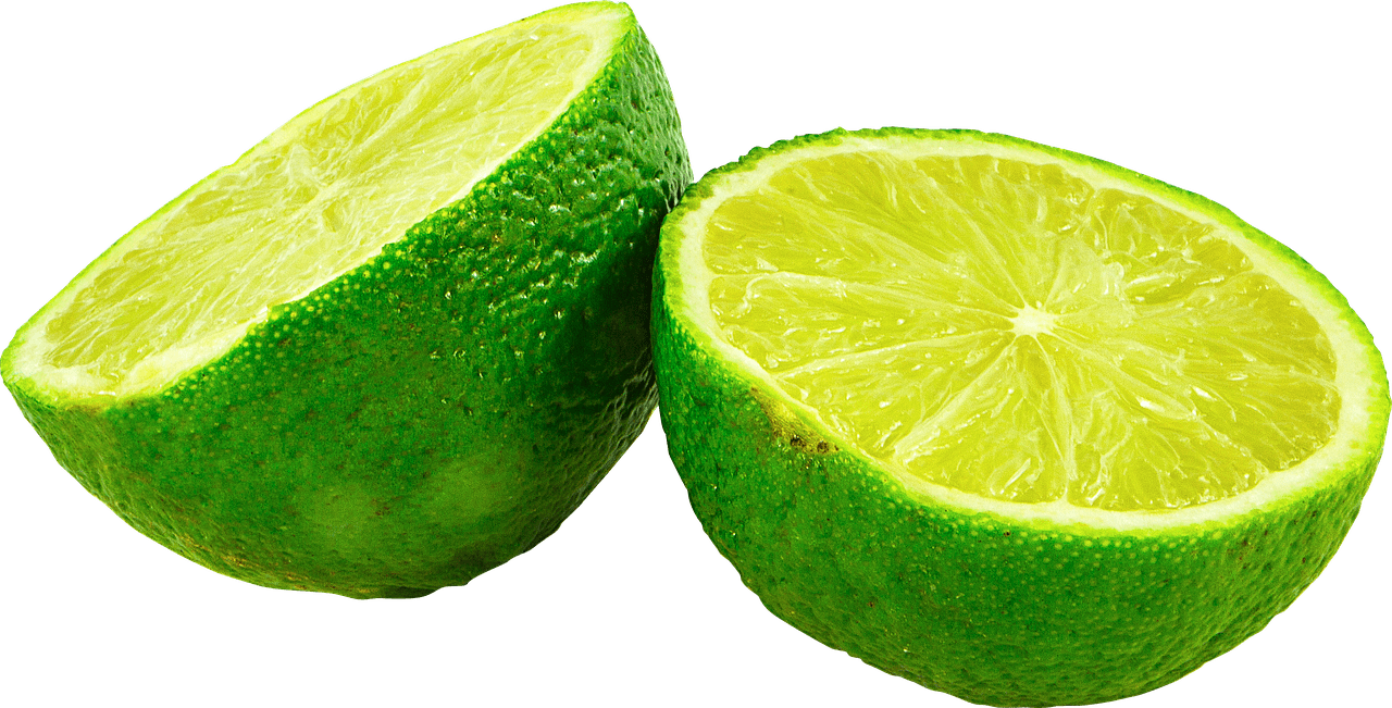 Fruits - Sliced Lime (1280x651), Png Download