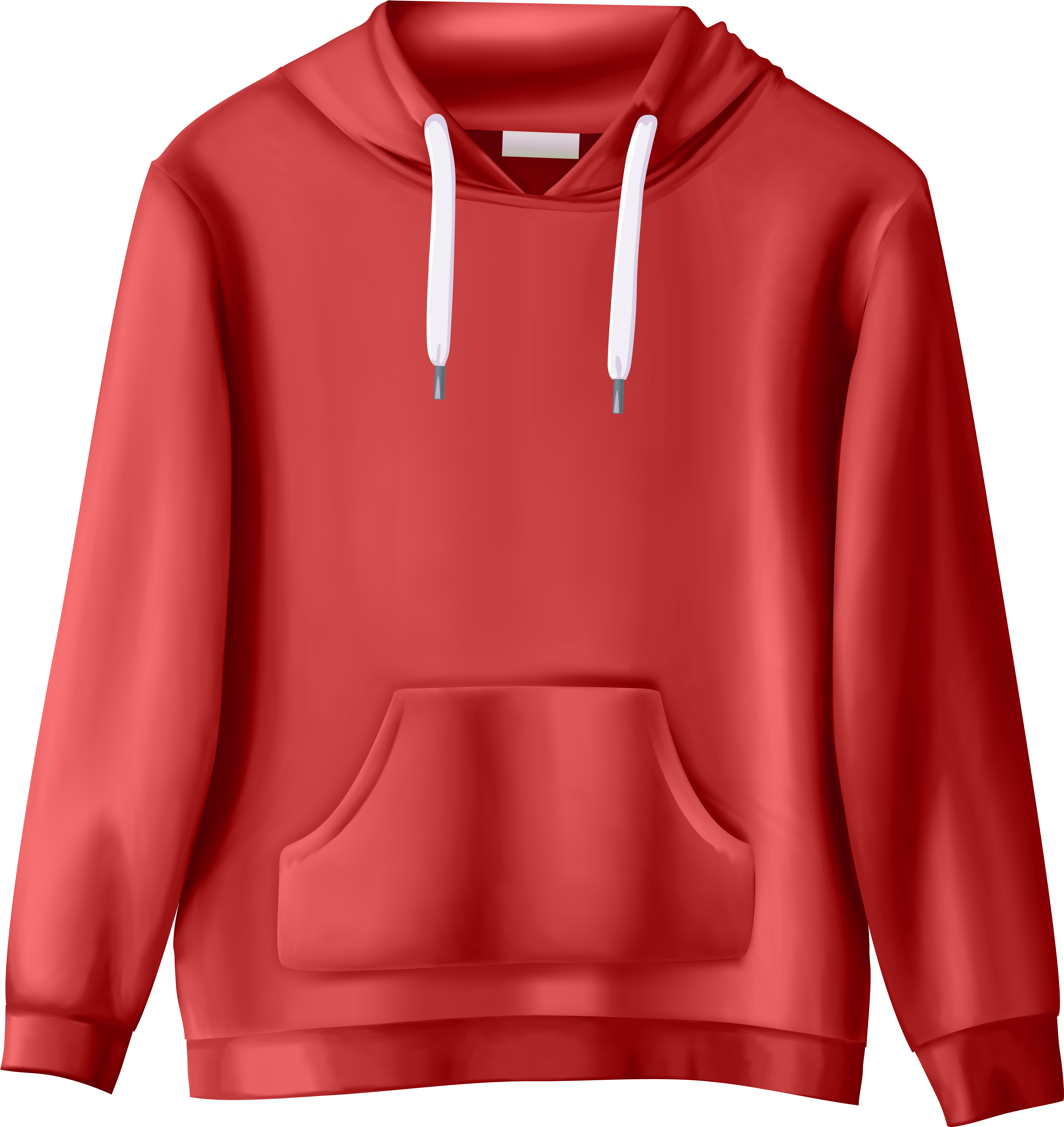 Red Sweatshirt Png Clip Art - Sweatshirt Clipart (5598x6000), Png Download