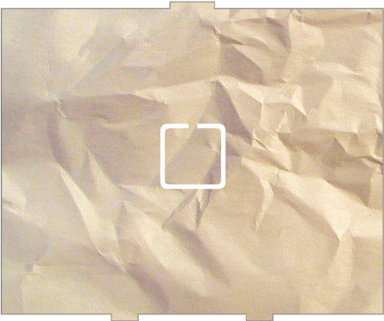 Wrinkled Paper - 1 On/off - Art (1000x450), Png Download