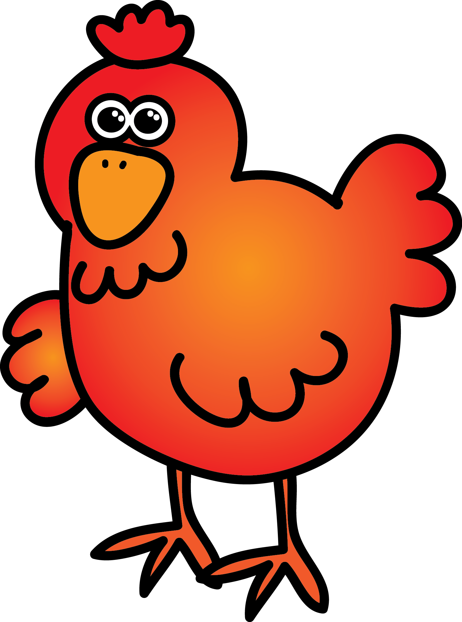 Collection Of High Quality Free Cliparts - Little Red Hen Clipart (1578x2124), Png Download