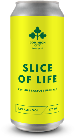 Slice Of Life Key Lime Lactose Pale Ale - Caffeinated Drink (491x540), Png Download