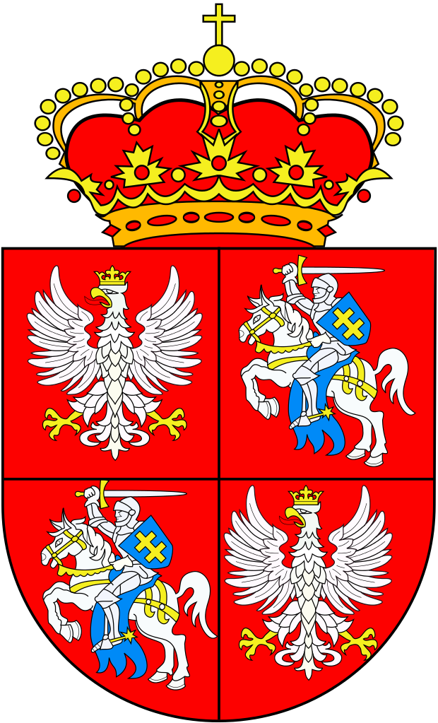 Herb Rzeczypospolitej Obojga Narodow - Poland Lithuania Coat Of Arms (620x1023), Png Download