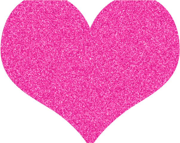 Glitter Heart Cliparts - Glitter Hearts (640x480), Png Download