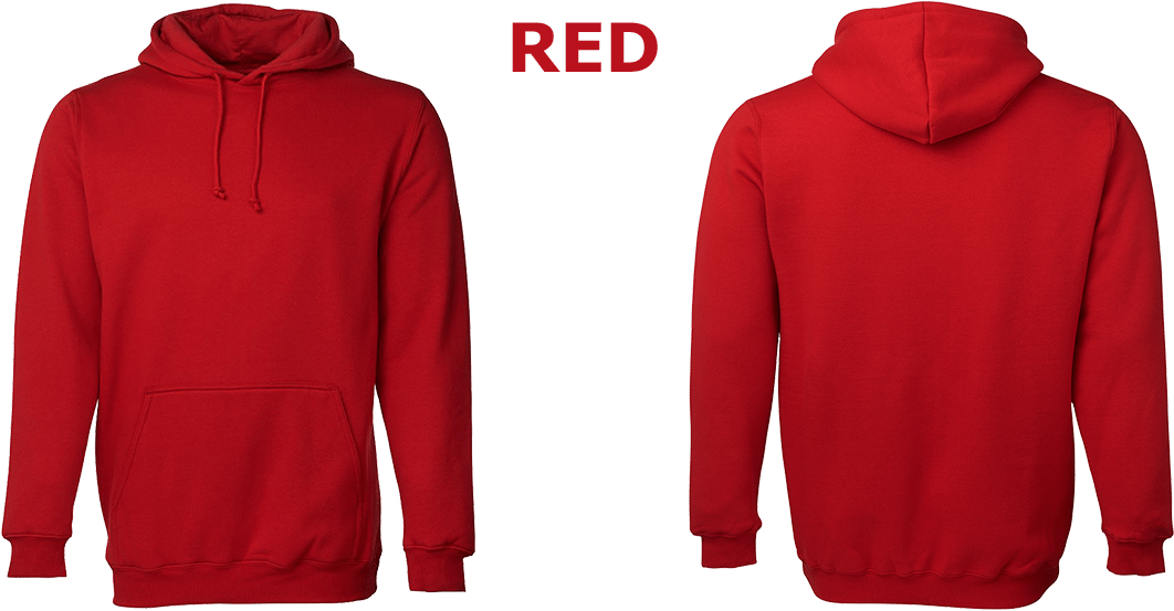 Red Hoodie Custom Printed Hoodies - Jb's Wear Fleecy Adult Hoodie 3fh - Red / 4xl (1200x600), Png Download