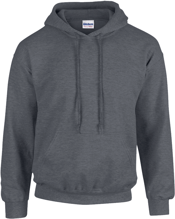 Sweatshirts - Gildan 18500 Dark Heather (737x736), Png Download