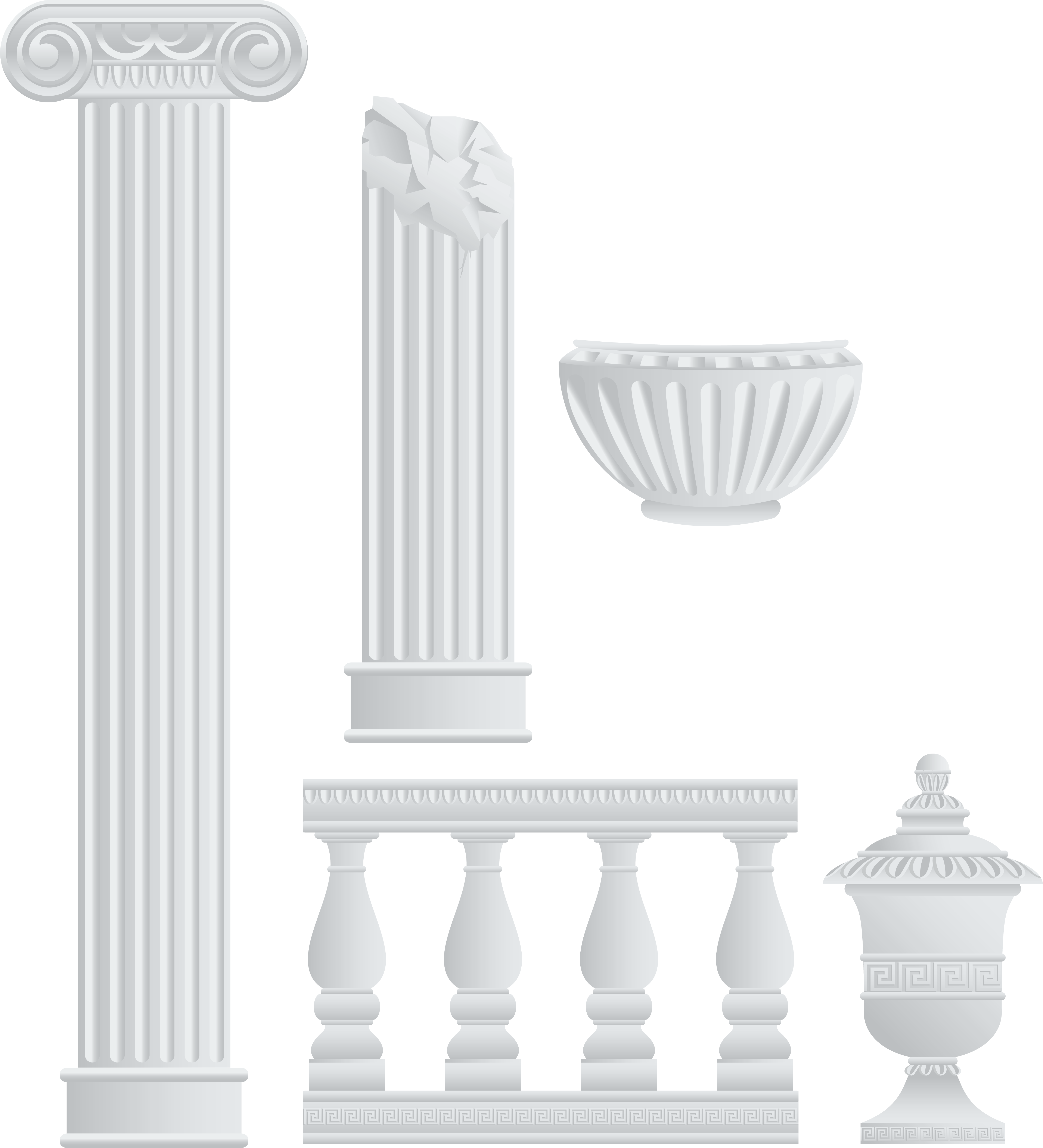 Greek Fence (5184x5757), Png Download