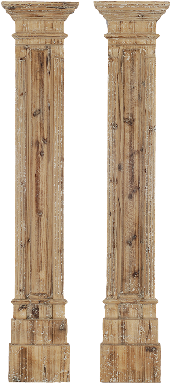 Rustic Columns Pk/2 - Rustic Column (550x550), Png Download