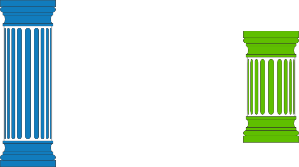 Support Column Cliparts - Column In Clipart (600x336), Png Download