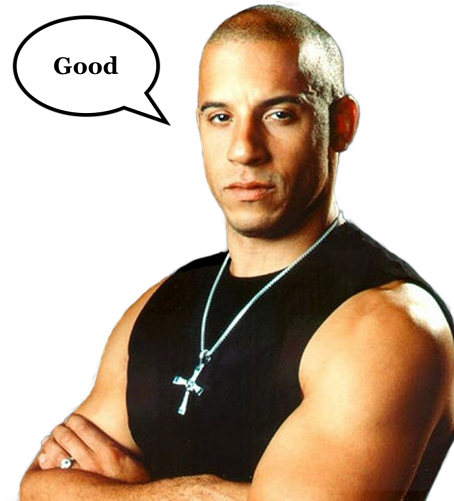 Vin Diesel Transparent Png - Vin Diesel Transparent (463x500), Png Download