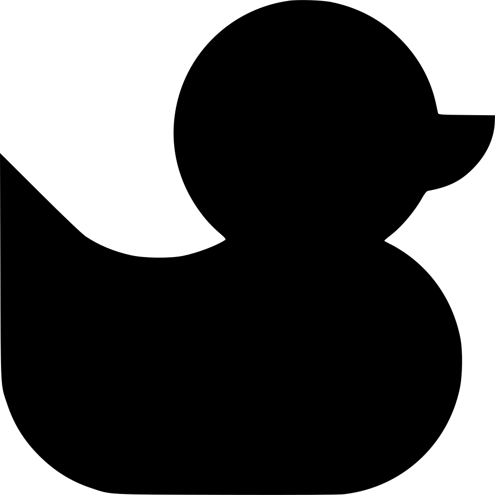 Rubber Duck - - Duck Svg (980x980), Png Download
