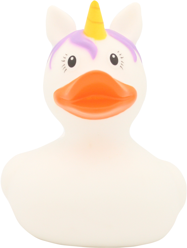 Unicorn Rubber Duck, White By Lilalu - Lilalu Badeente Einhorn Ente Quietscheente Gummiente (1024x1024), Png Download