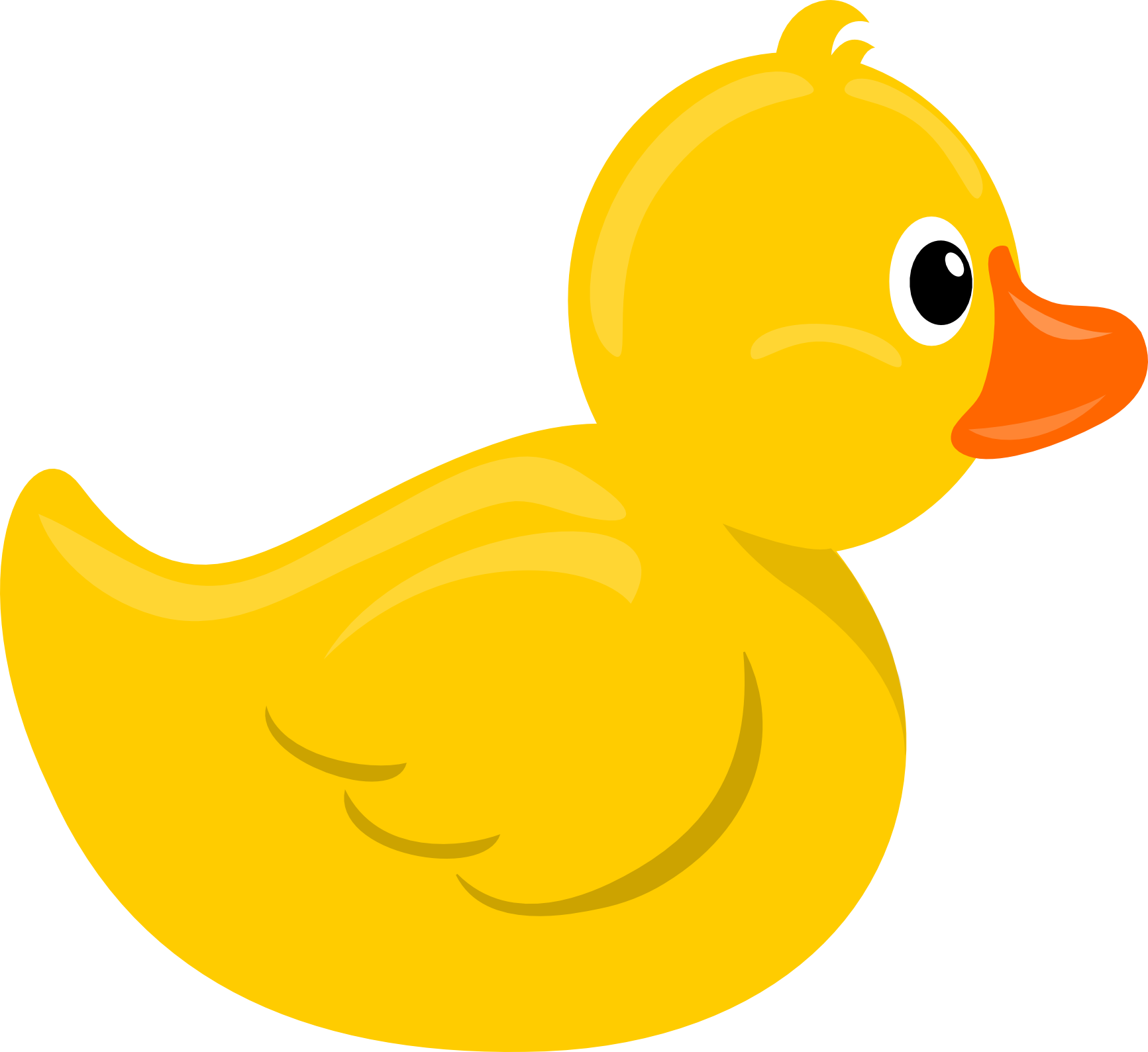 Rubber Ducky Clip Art - Rubber Duck (1733x1589), Png Download