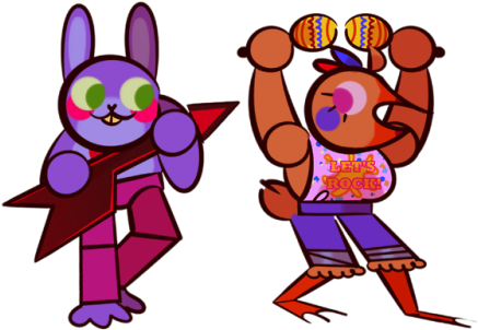 Also I Didn't Do Rchica's Cheek Right Under Her Eye - Cartoon (500x332), Png Download
