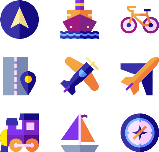 Transportation 50 Icons View All 5 Icon Packs Of Cruise - Cruise Ship (600x564), Png Download