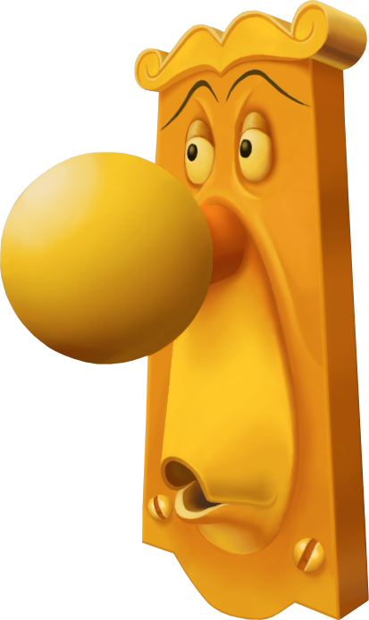 Doorknob Khrec - Alice In Wonderland Disney Door Knob (413x694), Png Download