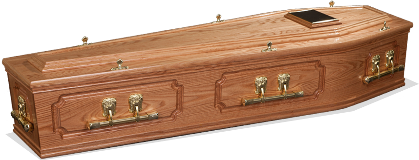 Our Coffins Are Hand Crafted For You By Trained Craftsmen - Coffin Transparent (876x327), Png Download