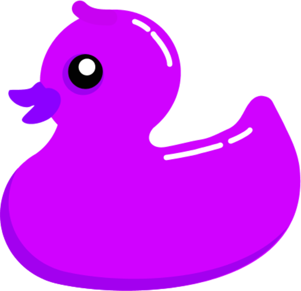Rubber - Clip Art Rubber Duck (600x579), Png Download