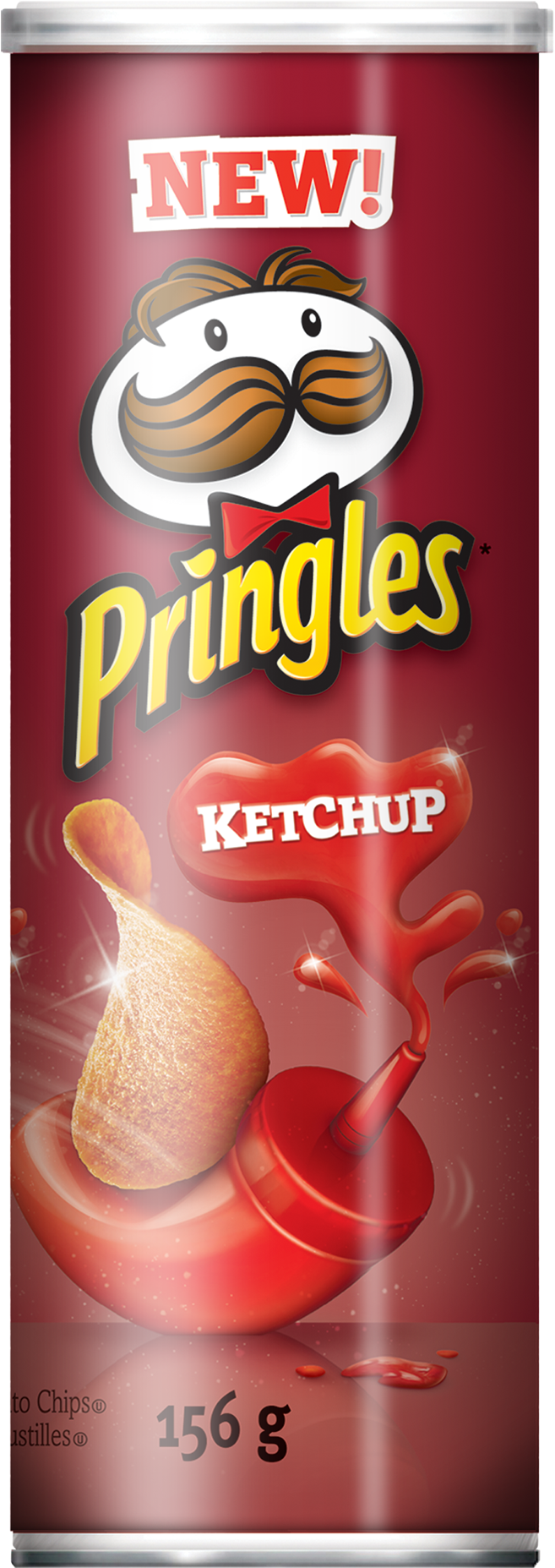 Pringles-ketchup - Ketchup Pringles Canada (795x2016), Png Download