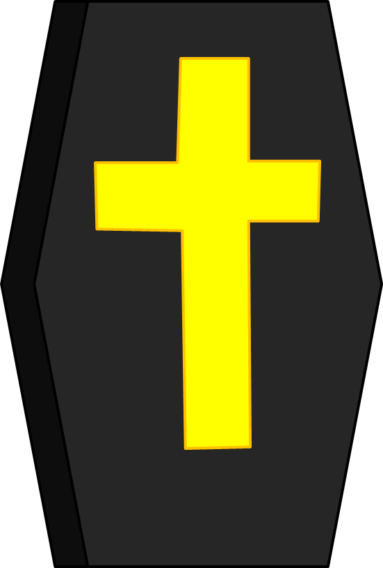 Coffin Body (551x817), Png Download