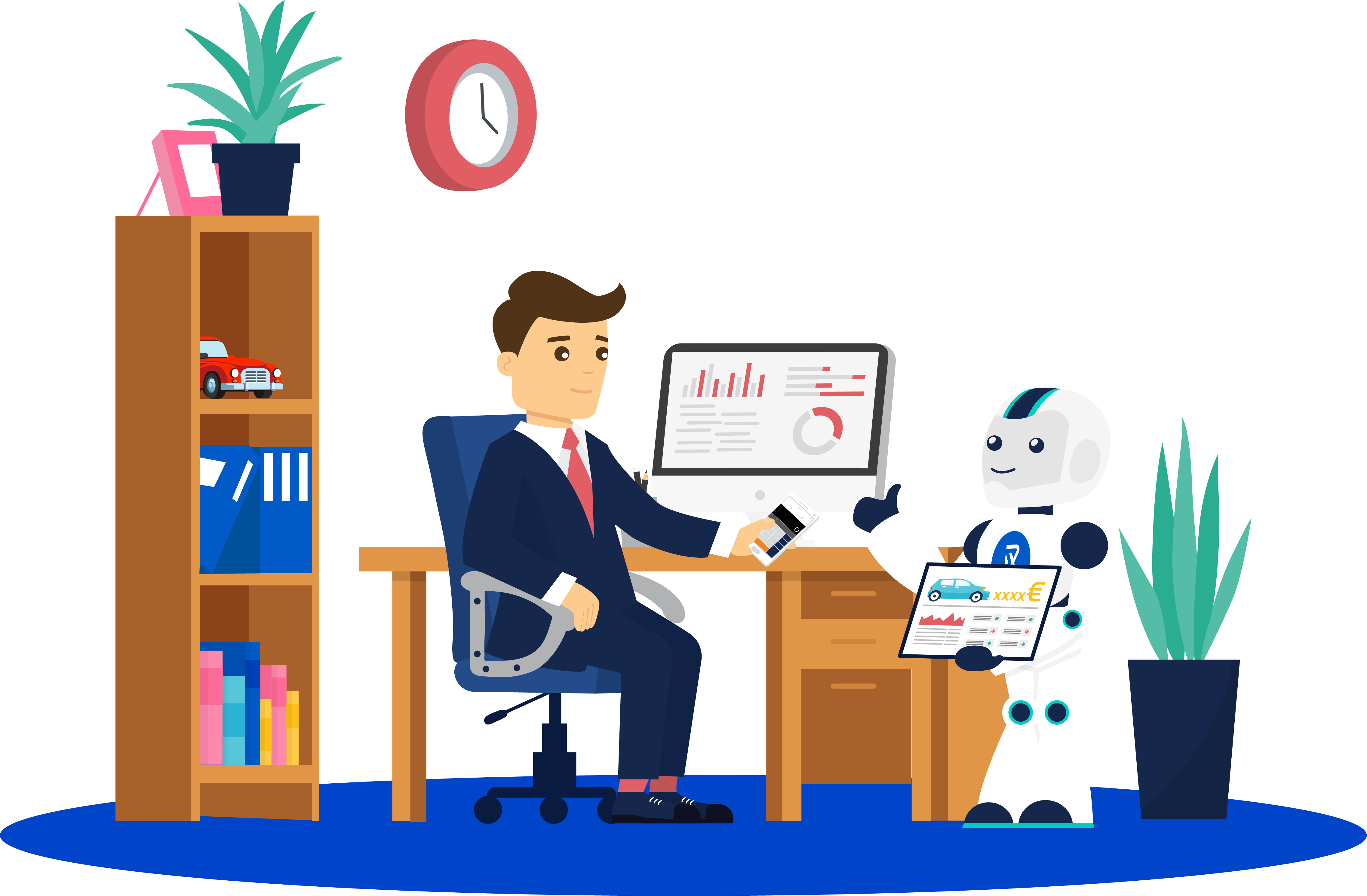 Complex Products - Artificial Intelligence Illustration Png (4546x2982), Png Download