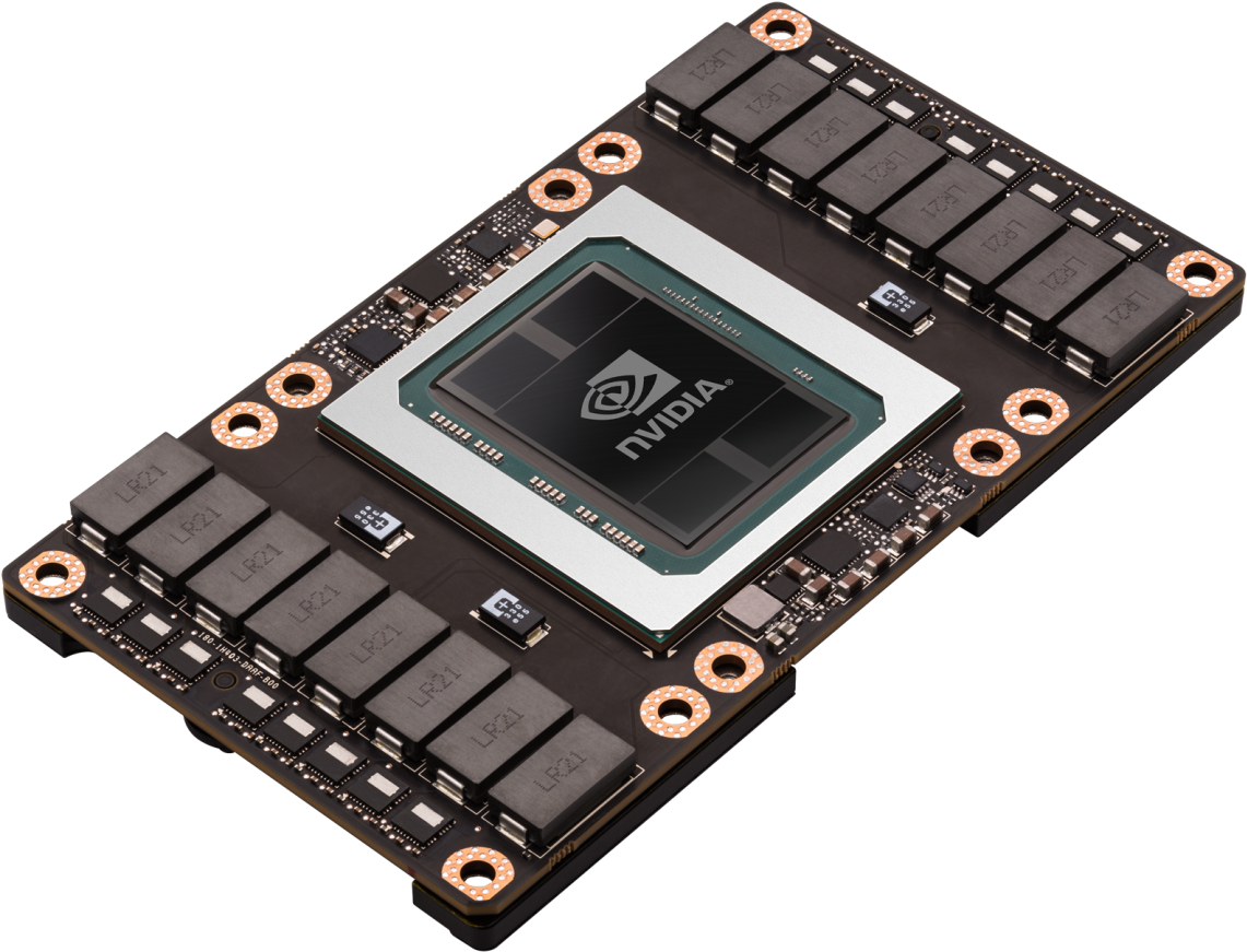 Artificial Intelligence Nvidia Tesla P100 Ai - Nvidia Ai Chip (961x781), Png Download