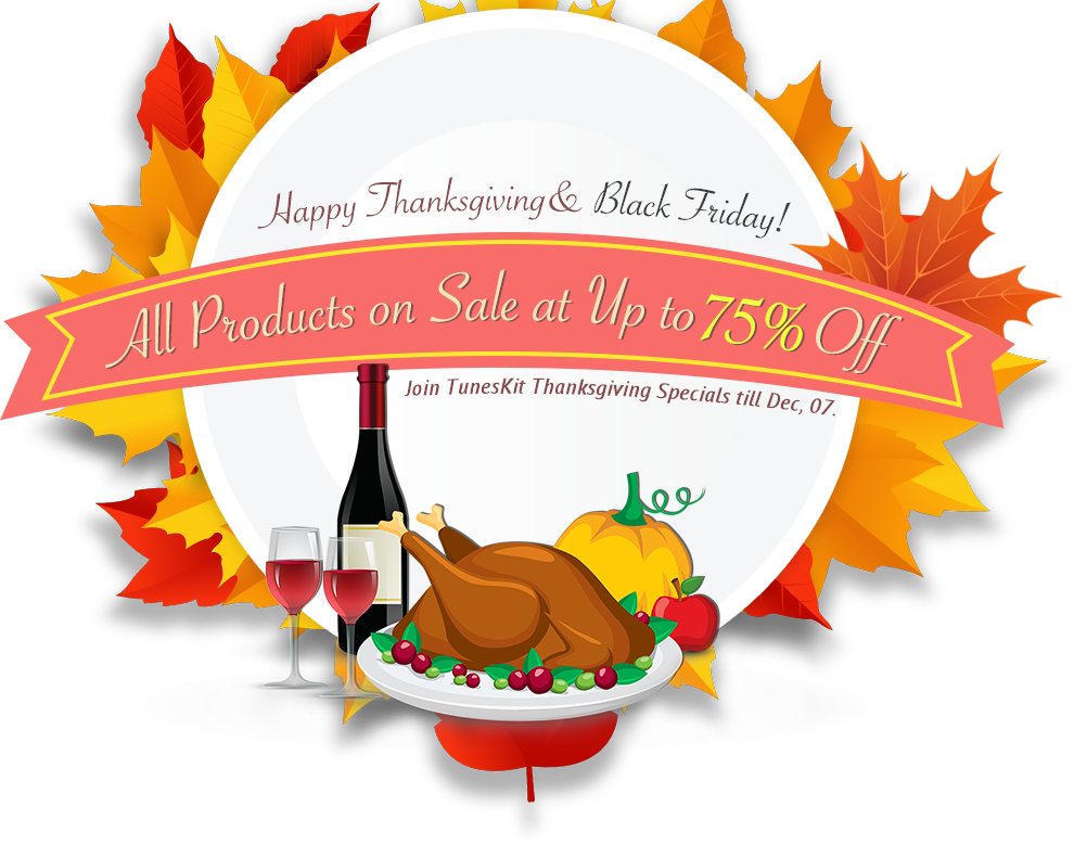 As Thanksgiving Is Pending Near, Tuneskit Software (990x779), Png Download