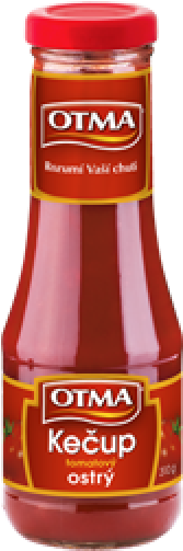 Ketchup Otma - Hot - Otma Čertovská Omáčka 300g (600x600), Png Download