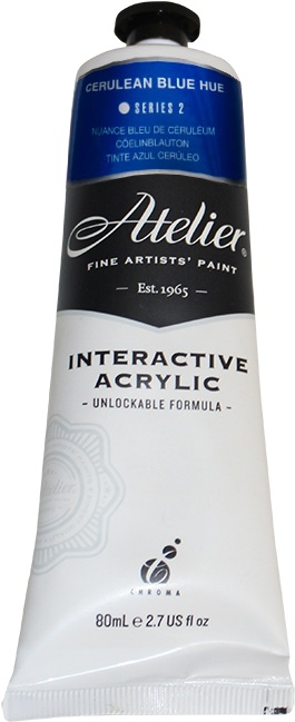 Color Detail - Atelier Interactive Artist Acrylic 80ml Cad Yellow (288x672), Png Download