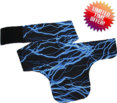 Vertical Ostomy Belt - Gooutsideandplayusa Lightning Headband - Blue Headband (432x432), Png Download