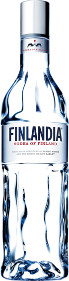 Finlandia Vodka - 750 Ml Bottle (313x560), Png Download