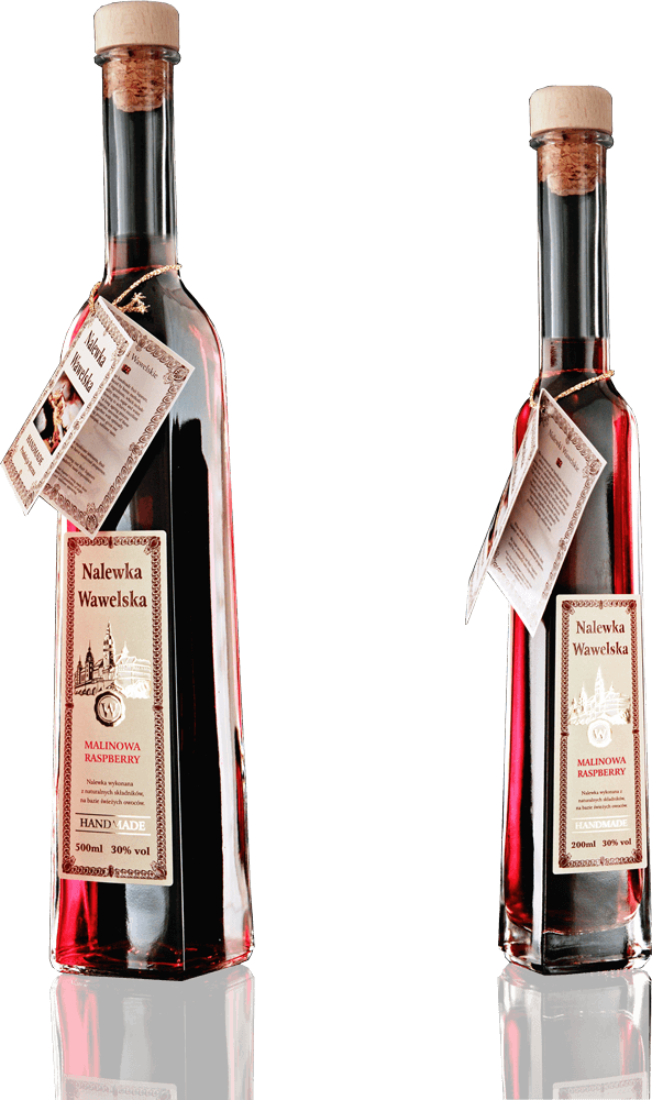 Raspberry - - Glass Bottle (593x1000), Png Download