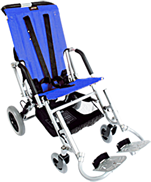 11" Blue Lightning Mobility Base - Stealth Lightning Standard Stroller (500x375), Png Download