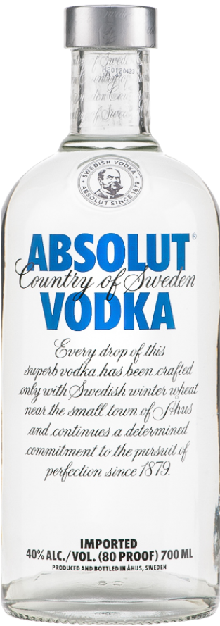 Overview - Absolut Vodka - 1 L Bottle (1000x1000), Png Download