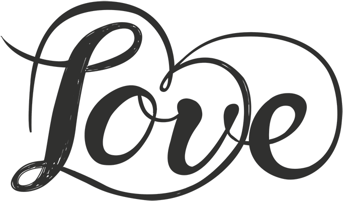 Love Word Art - Art (1200x727), Png Download